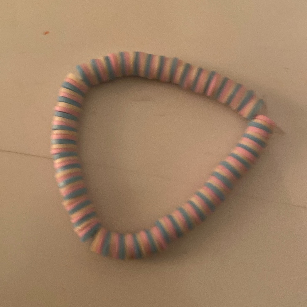 COTTON CANDT CLAY BEAD BRACELET